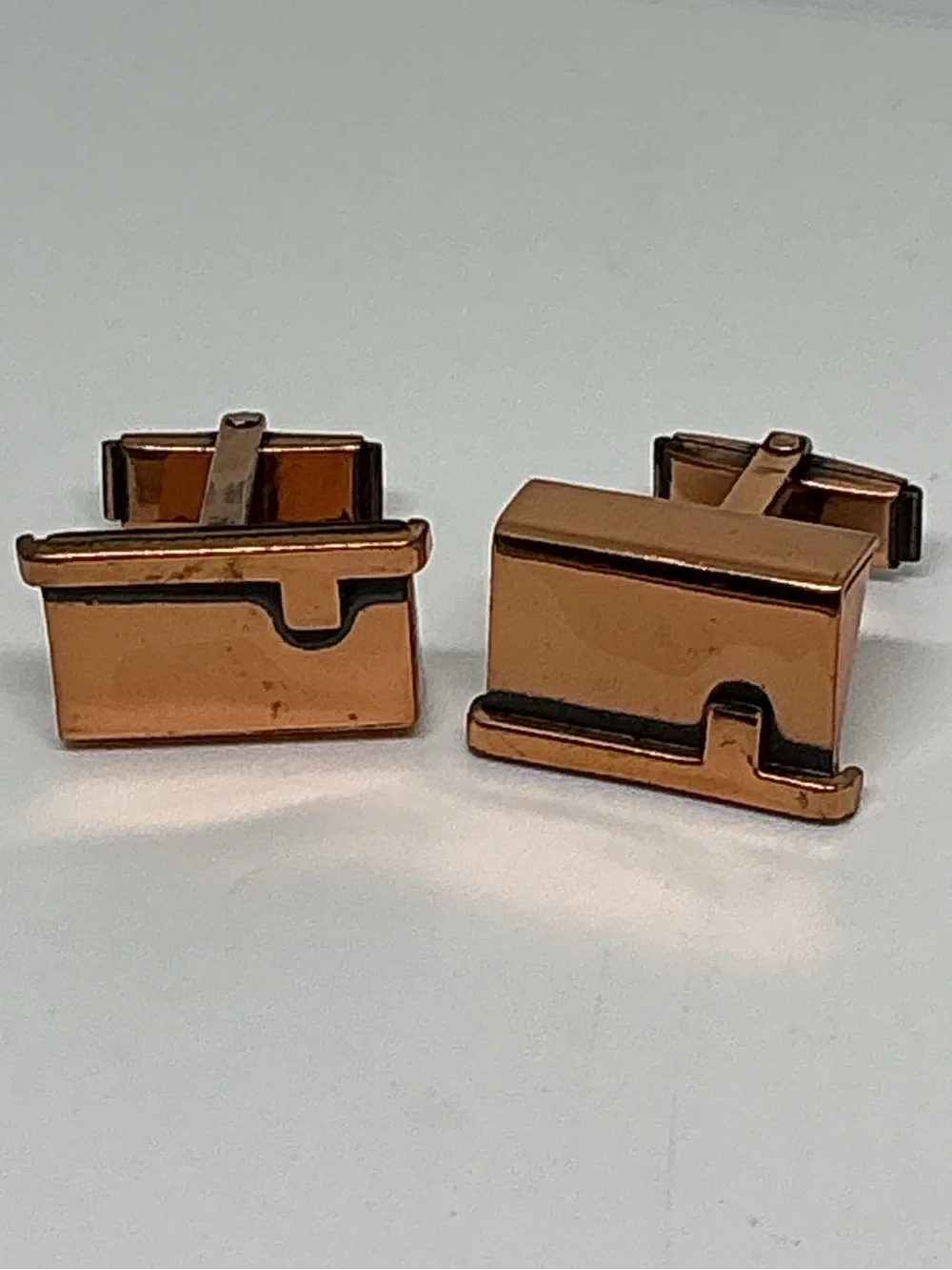 Men's CopperTone Geometric Cufflinks